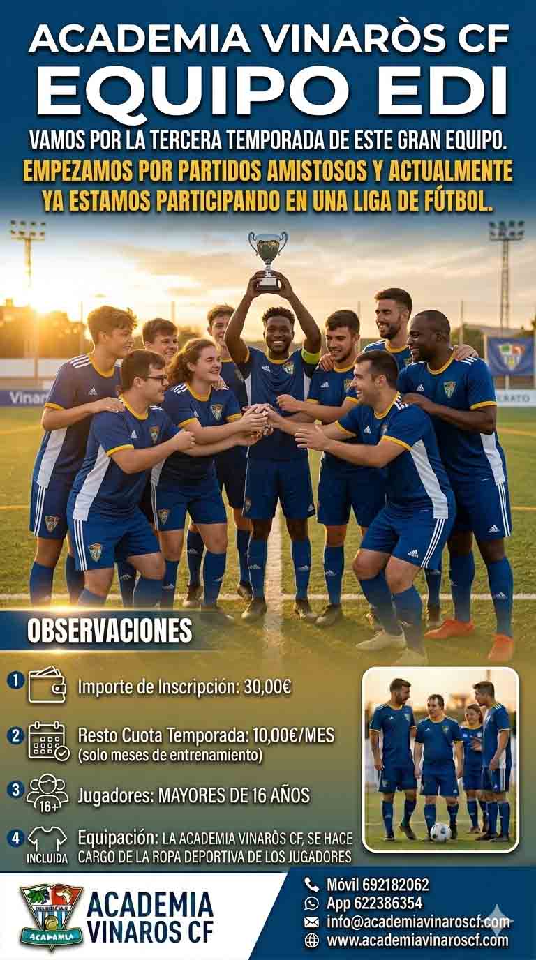 Equipo EDI Academia Vinaròs C.F.
